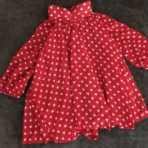 Baby GAP collared heart dress